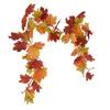 Декоративная искусственная кленовая гирлянда Осенняя гирлянда из листьев Украшение День благодарения Хэллоуин Искусственный клен