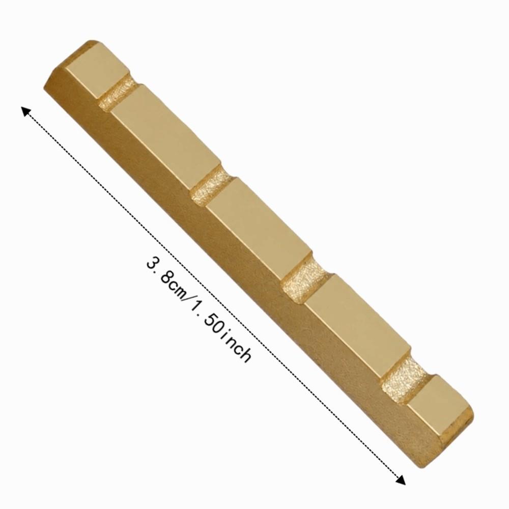 38mm Bass Guitar Nut Pre-Slotted Bass Replacement Nut Durable Electric Bass Nut Electric Bass