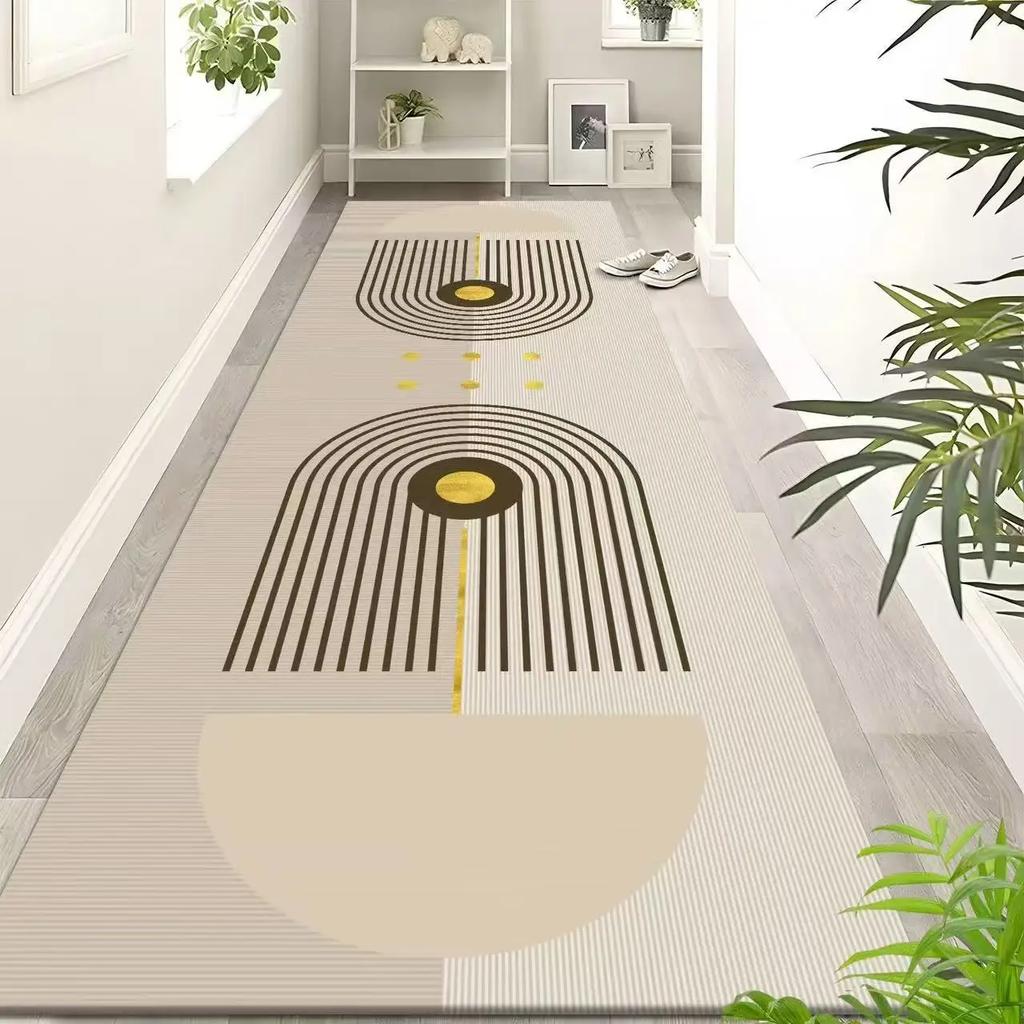 Современная роскошь Ковровое покрытие для прохода, Коридор, Декор, Коврик для зоны, Коридор, Длинная дорожка, Придверный коврик, Нескользящий ковер для гостиной