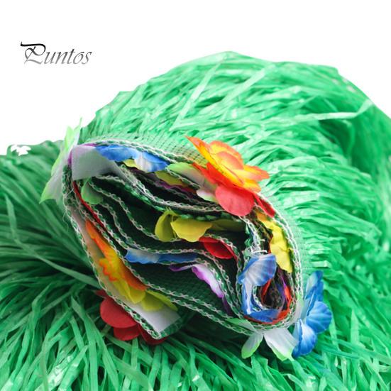 Юбка для стола, украшения для вечеринки в стиле Луау, принадлежности для тропической гавайской вечеринки, сувениры на цветочную летнюю пляжную тематику