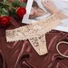 Прозрачное Кружево Кружевной Цветок Женские Стринги Трусы Прозрачная Прозрачная Сетчатая Кружевная Трусики Интимные Трусики Белье T-Back Трусы Женские