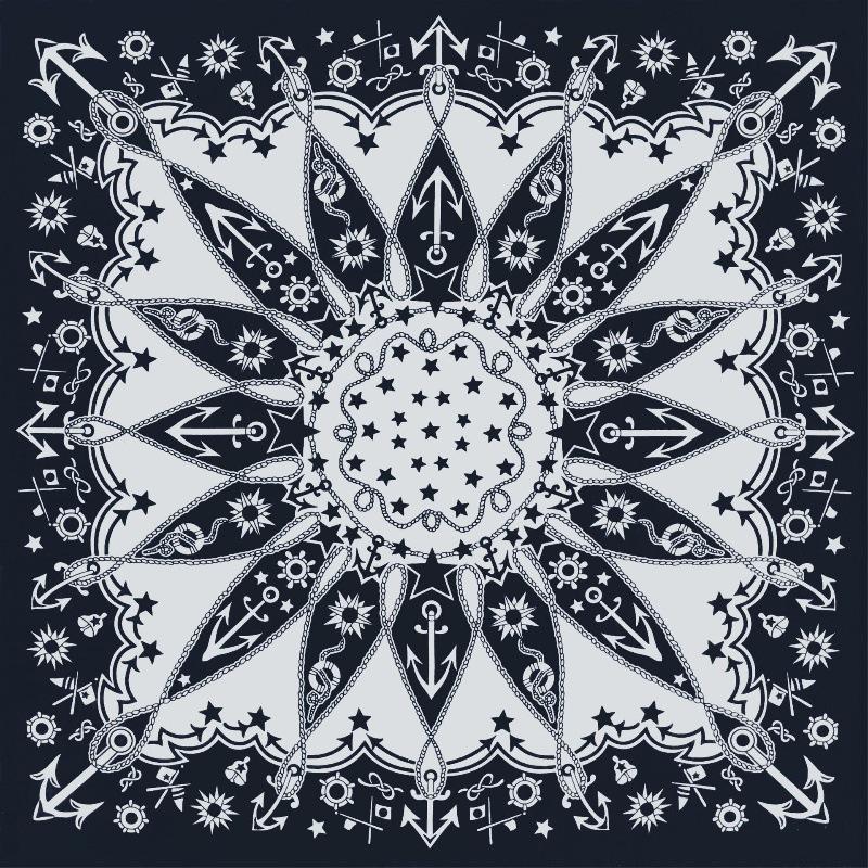 Хаки Чистый Хлопок Американский Ретро Винтажный Квадратный Шарф - Мужской Хип-Хоп Платок/Полотенце Для Лица