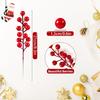 Artificial Pine, Cypress & Red Berry Christmas Table Decoration