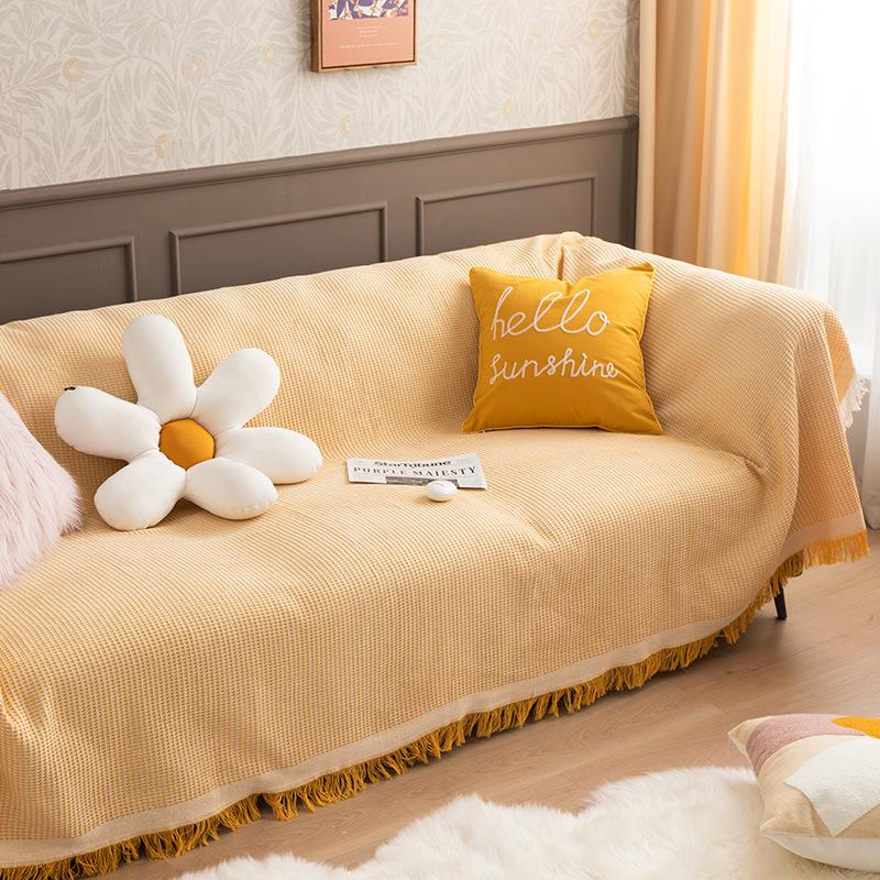 Покрывало для дивана в скандинавском стиле для гостиной