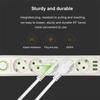 Удлинитель 2 м, розетка с вилкой EU, 3 USB-порта, AC розетка, сетевой фильтр, блок питания для офиса