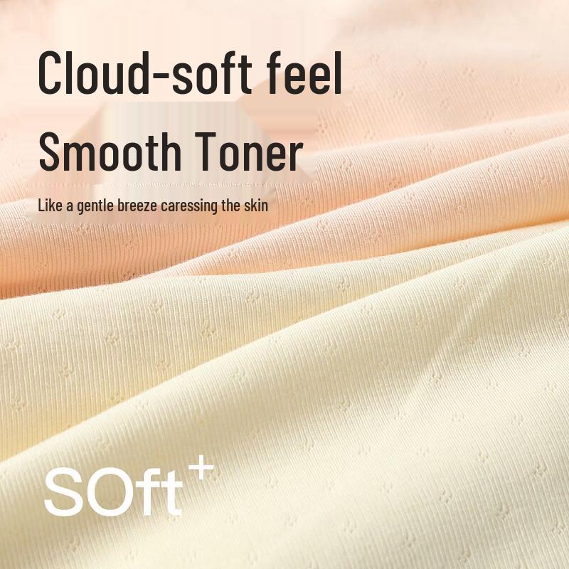 Fenteng Women's High-Waist Antibacterial Cotton Underwear 4-Pack