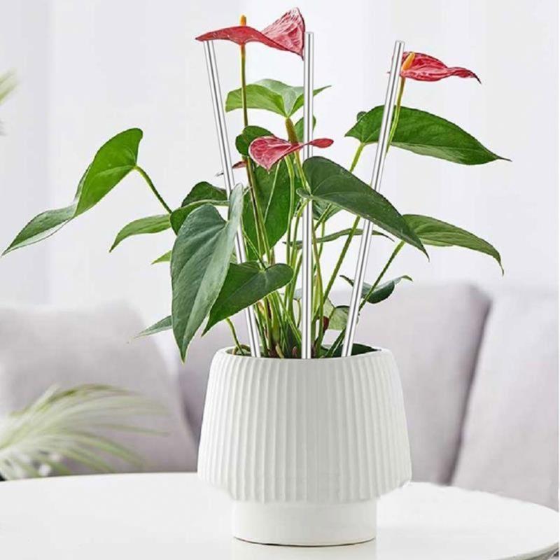 Durably Plant Stakes 20PCS Support for Flower Roses Vegetables 17inch Clear