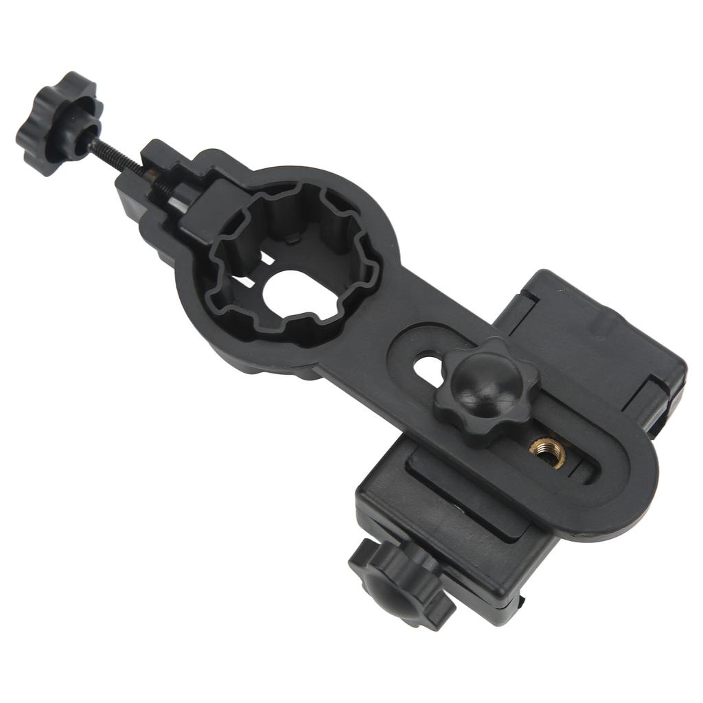 Держатель для телефона для телескопа, отверстие для винта 1/4 дюйма, нескользящая резиновая накладка, пластиковый адаптер для телефона для телескопа, для телескопа, микроскопа S