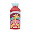 Gourde Enfant Acier Inoxydable - Facile À Nettoyer - Gourde Réutilisable - Contenance 300ml - 17 Cm X 6,5 Cm - Rouge - Girafe