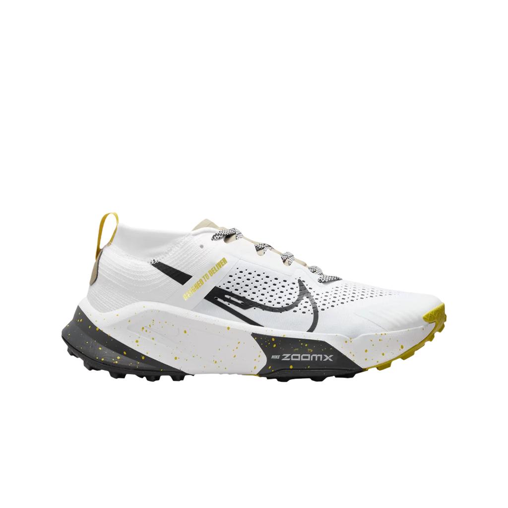 Nike Zoomx Zegama Trail Белый Яркая Сера