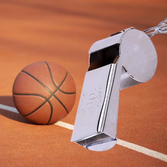 Coach Whistle with Lanyard Loud Crisp Sound Solid Color Neck-hanging High Decibel Football