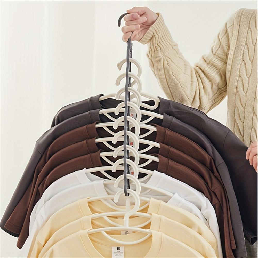 Компактные вешалки Magic Hangers, прочный пластиковый держатель, органайзер для тяжелой одежды для общежитий, квартир, небольших шкафов