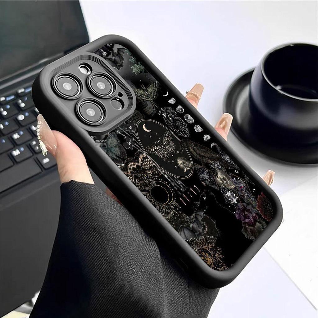 Черная винтажная лестница на Хэллоуин Чехол для iPhone 15/16/17 Pro Max