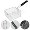 Mini Fried Skewers Chips Fish Fry Baskets Stainless Steel Fryer Basket Strainer