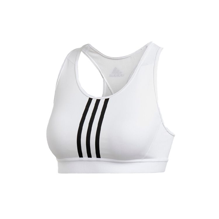 Adidas Medium Support Training Sports Bra Women Underwear White FR8601