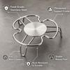 Multifunctional Mini Steam Rack Raised Leg Structure Steaming Rack Steam Rack  Rice Cooker Use