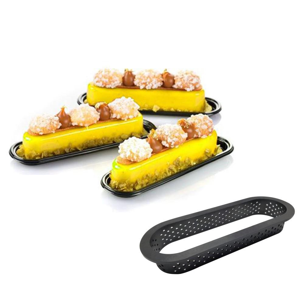 10 шт. DIY кольцо для тарта перфорированная форма для торта круглая мусс круглая форма для французского десерта форма для выпечки инструменты для украшения кондитерских изделий