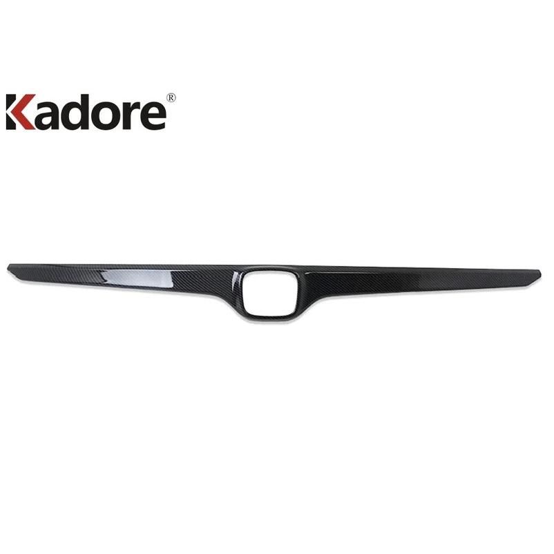 For Honda CRV CR-V 2017- Carbon Fiber Rear Trunk Lid Cover Trim Tailgate Log Frame Molding Strip Car Accessories