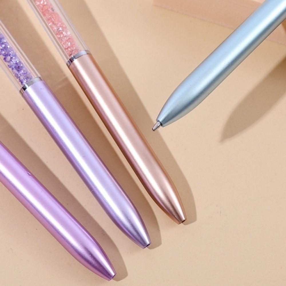 4 цвета, большие бриллиантовые подарки для студентов, алмазная ручка, 2023, металлическая шариковая ручка