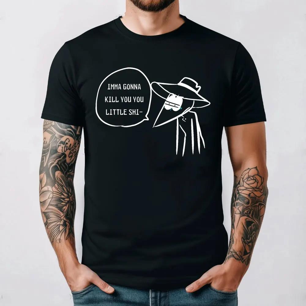 Я СОБИРАЮСЬ УБИТЬ ТЕБЯ, МАЛЕНЬКИЙ СЫН ШИ Spy Vs Spy Мужская Футболка Летняя Хлопковая С Круглым Вырезом Юмористическая Ретро 80-х Мультяшный Графический Принт Футболка