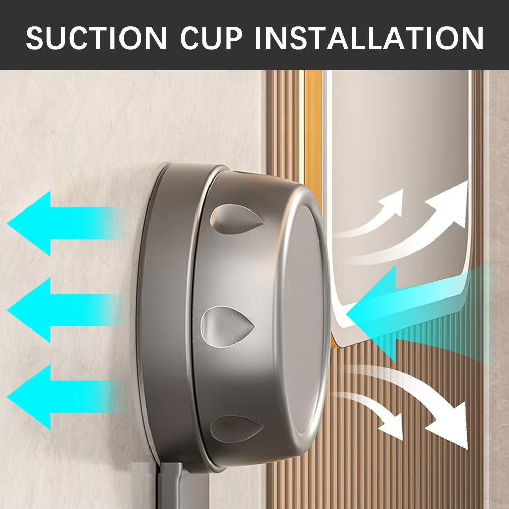 2pcs Suction Cup Corner Shower Shelf Triangle Bathroom Organizer Wall Mount Storage Rack For Shampoo Soap Toiletries