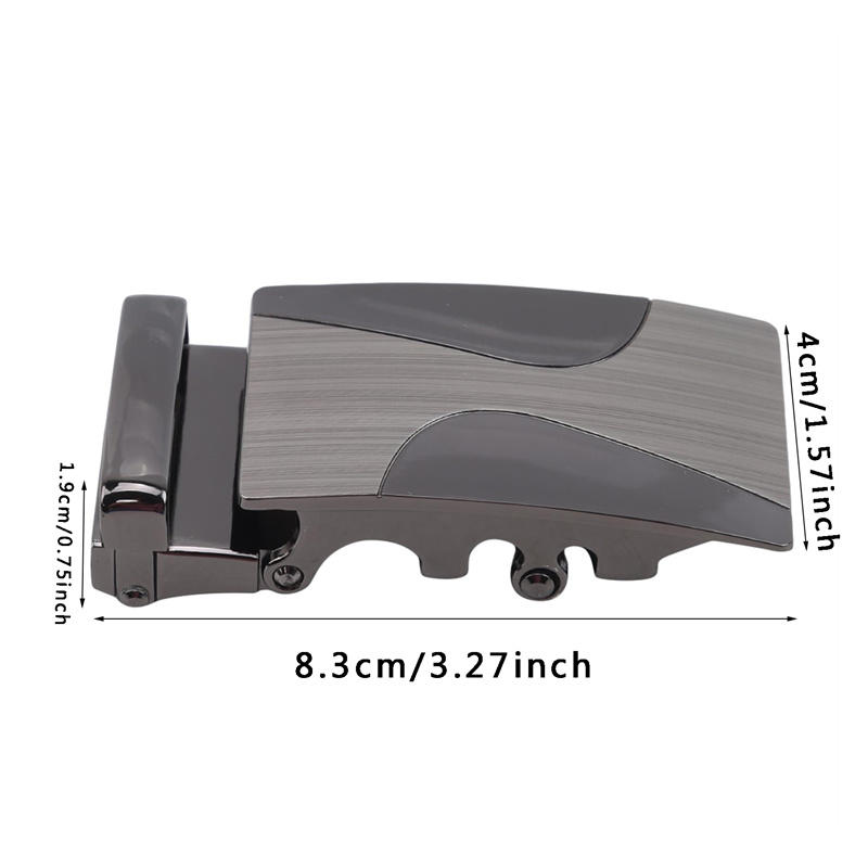 Мужская пряжка для ремня из сплава с автоматической пряжкой, высококачественная черная металлическая пряжка, мужская деловая повседневная ширина, повседневная металлическая пряжка для ремня