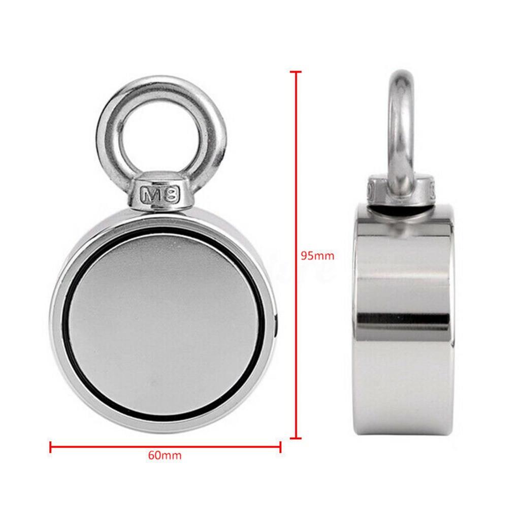 200 кг двухсторонний неодимовый металлический магнитный детектор рыболовный комплект + веревка 10 м