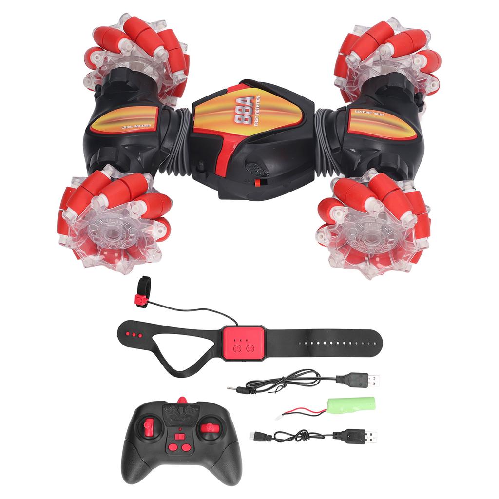 Жесты RC трюковой автомобиль 4WD 2.4G Жесты управляемый двухсторонний пульт дистанционного управления внедорожный автомобиль