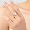 Tancise Classic 925 Sterling Silver  Zircon Ring Ladies Jewelry Wedding Promise Party Gift