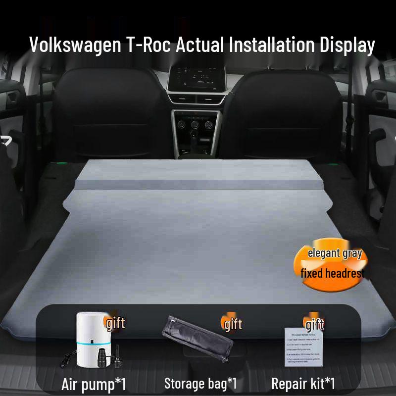 Матрас в багажник Volkswagen T-Roc: Надувная кровать для заднего сиденья внедорожника