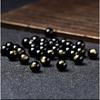 Натуральный браслет из обсидиана для мужчин, кристальный персонализированный золотой обсидиановый браслет для пар (мужчин и женщин)