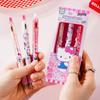 Черная нажимная ручка Hello Kitty Sanrio - Специальная для студенческих экзаменов, Гладкий ST-наконечник