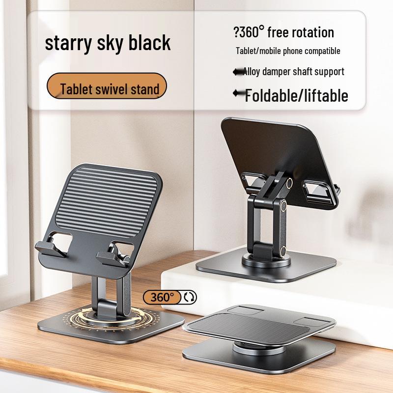 New Foldable Mobile & Tablet Stand: Multi-functional, Adjustable, Perfect for Live Streaming & Desktop Use