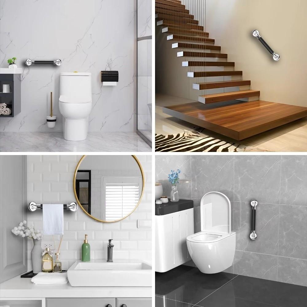 Anti Slip Shower Handle Stainless Steel Toilet Handrail Grab Bar Barrier-free Bathroom