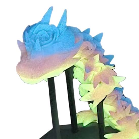 3D-печатная фигурка дракона с подвижными суставами, светящаяся в темноте фигурка дракона, игрушка, украшение, украшение для детей и взрослых, коллекция подарков