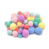 MégaCréa DIY - Pompons assortis pastel de 1 à 2 cm 60 pièces