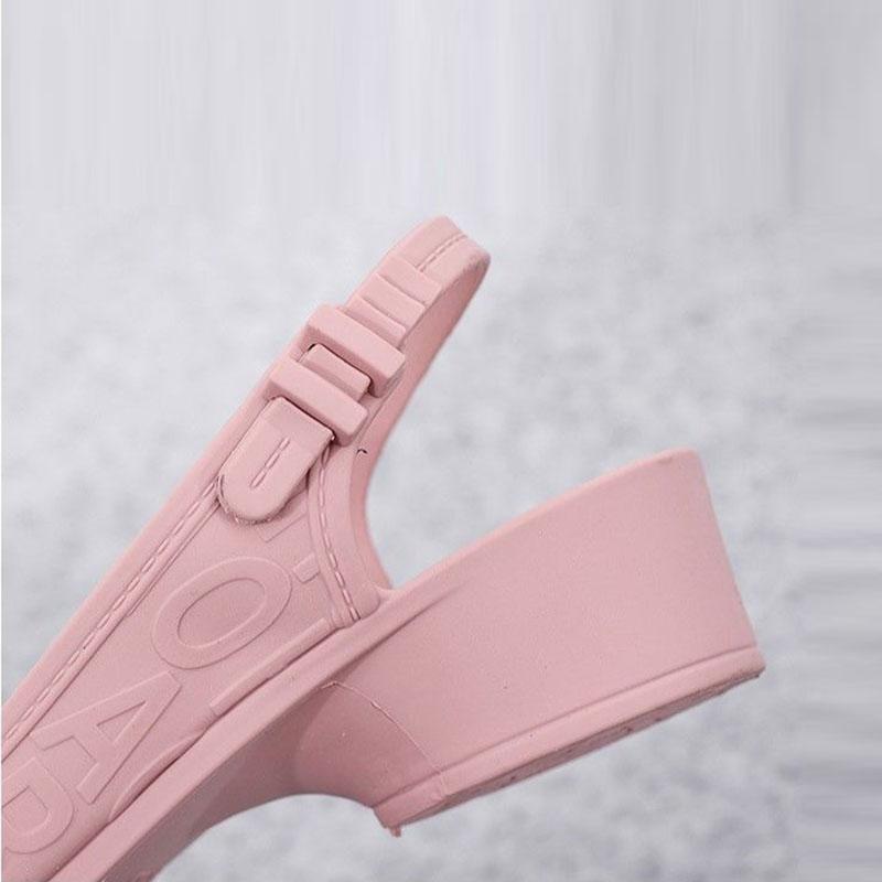 Сандалии, тапочки, женские летние неглубокие сандалии, женская стильная толстая обувь, непромокаемая одинарная обувь, повседневная обувь