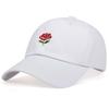Unisex Rose Embroidery Baseball Caps Spring and Autumn Outdoor Adjustable Casual Hats Sunscreen Hat