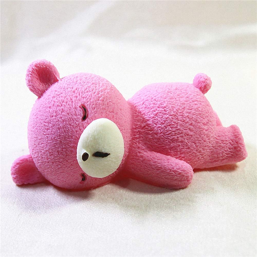 3D Sleeping Bear Doll Silicone Cake Mold Mousse Cake Jello Ice Cream Mold Chocolate Candy Mold Plaster Lotion Bar Mold