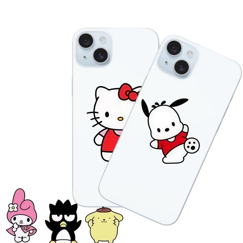 Детские наклейки-пазлы для лица Sanrio Hello Kitty Kuromi Melody, 8/16 деталей, Детское DIY-занятие по сборке, Обучающий ga
