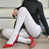 1 Pair Women's Plus Size High-Waist Sheen Sheer Tights Ultra Thin All-Season Comfort Fit Sexy Horse Oil Pantyhose Leggings Socks