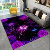 Ковер Pretty Dream Butterfly Flower Area Rug Large, ковер для дома, гостиной, спальни, дивана, коврика для двери, декора, детские нескользящие коврики