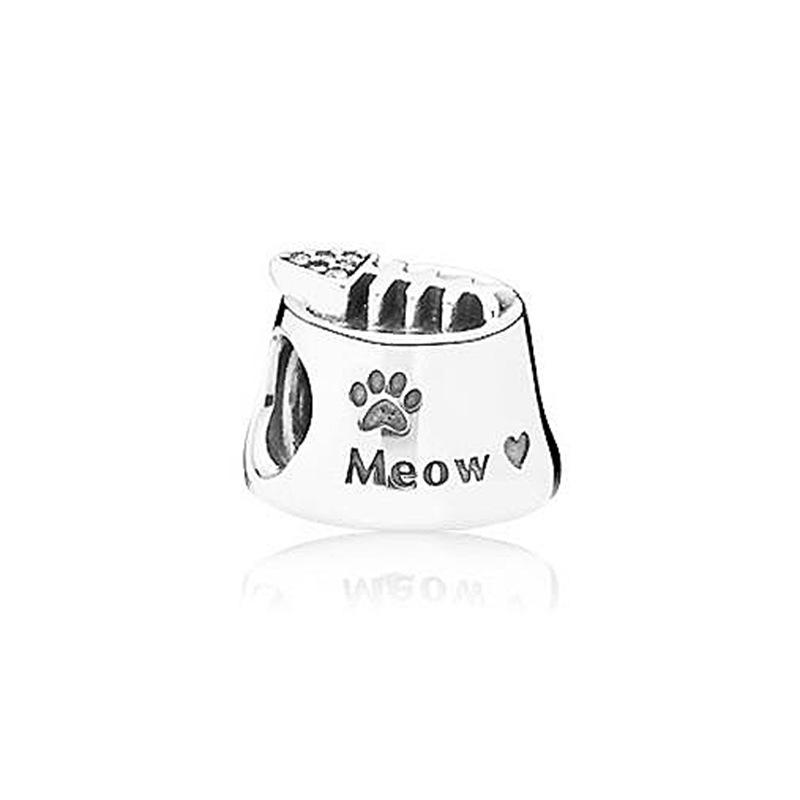 White Pave Cross Tree Wing Mom Silver Plated Fit Charms Silver 925 Original Bracelet for Jewelry Making