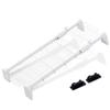 Iris Ohyama Extendable Shelf, Super Strong Extendable Mesh Shelf, 65cm Load Capacity, Width 55-75cm, H-J-M55R, White