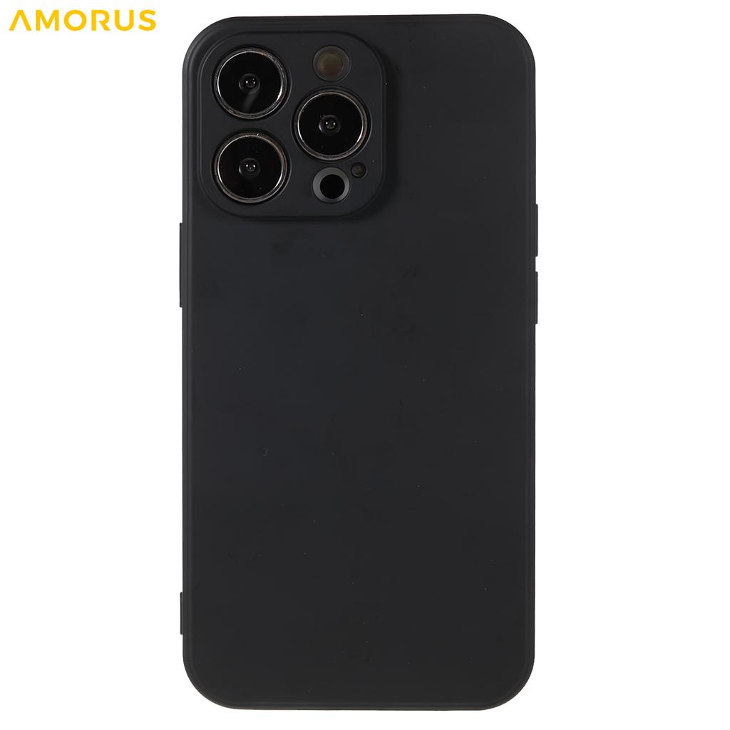 For iPhone 13 Pro Case Precise Cutouts TPU Fiber Lining Shockproof Phone Cover