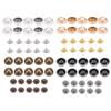8/10/12/16/20mm DIY Leather Craft Clothes/Bag/Shoes Metal Nail Round Head Screws Mushroom Dome Solid Nail Bolt Strap Rivets