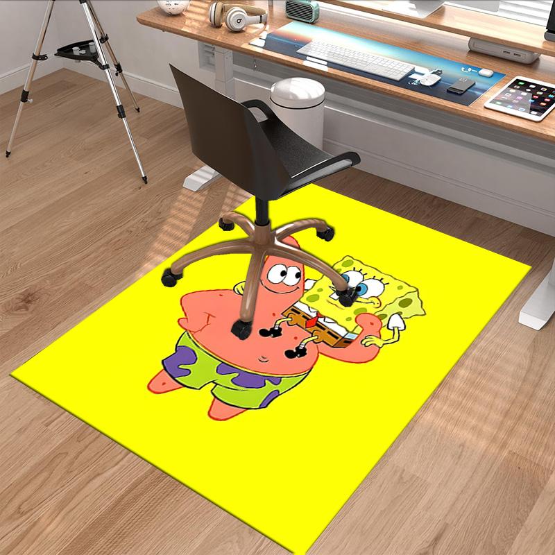 Spongebob Patrick'S Adventure Carpet For Playroom Bedroom Living Room Sofa Home Decorkids Game Area Rug Nonslip Floor Mat