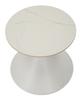Table White Cm Ø 42X40