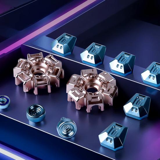 Fidget Spinner Toy Stress Anxiety Relief Teens Adults Extendable Armor Fingertip Gyroscope Portable Travel Sensory Spinning Toy