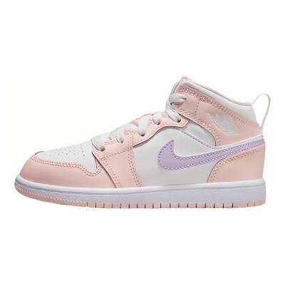 Детские кроссовки Air 1 Mid PS Pink Wash White Violet-Frost FD8781-601